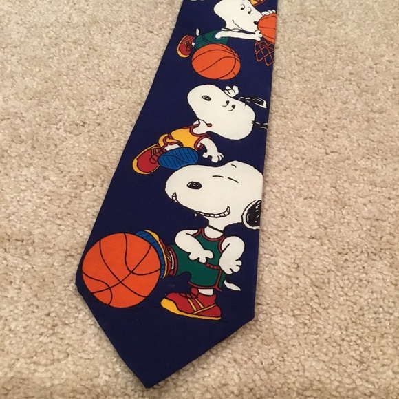 LOWEST PRICE❗️Vintage Peanuts Snoopy Basketball Tie - Picture 5 of 10